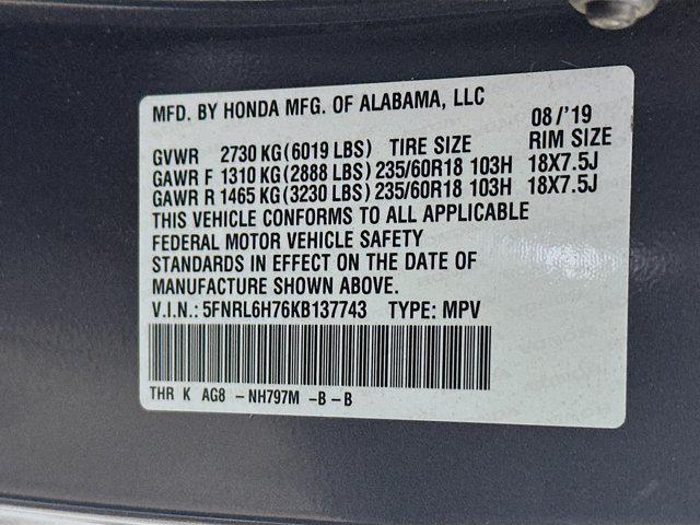 used 2019 Honda Odyssey car, priced at $24,697