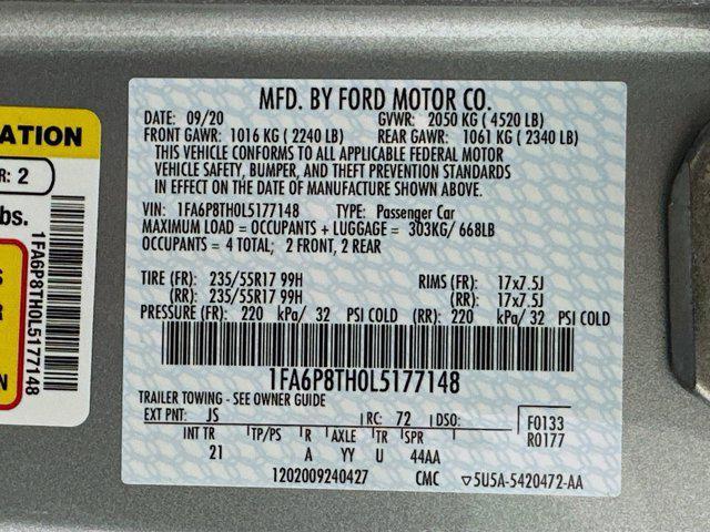 used 2020 Ford Mustang car, priced at $21,996