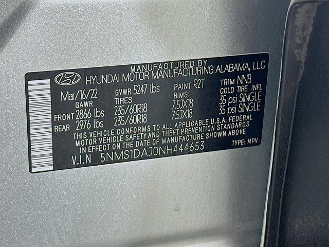 used 2022 Hyundai Santa Fe car, priced at $20,589