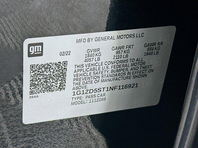 used 2022 Chevrolet Malibu car, priced at $14,497