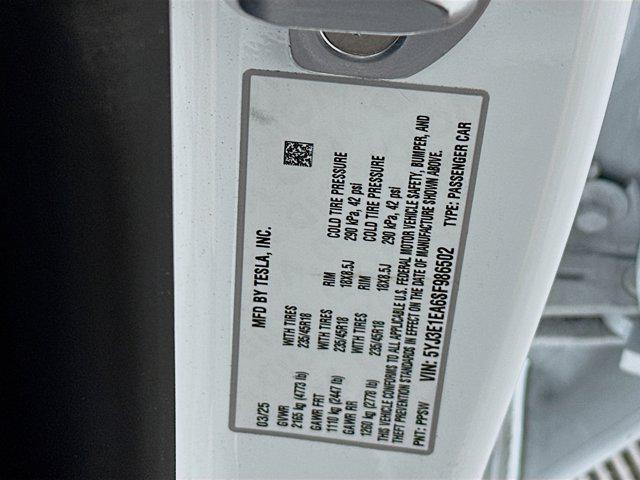 used 2025 Tesla Model 3 car, priced at $35,697