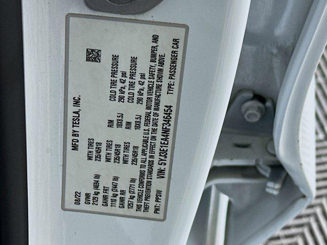 used 2022 Tesla Model 3 car, priced at $21,797