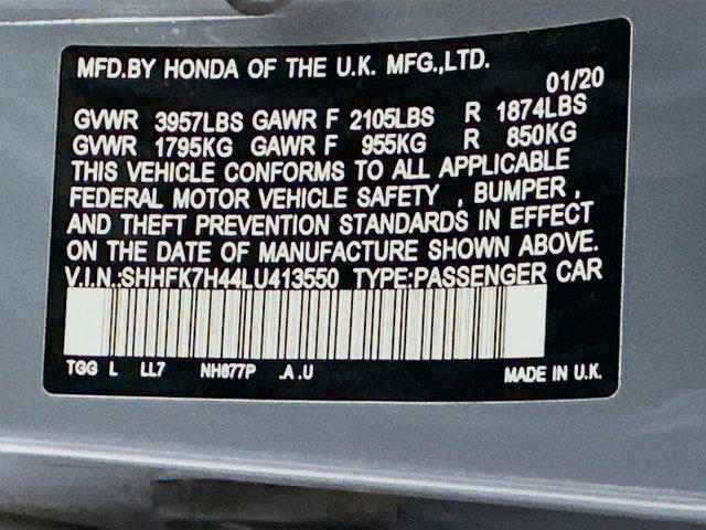 used 2020 Honda Civic car, priced at $20,499
