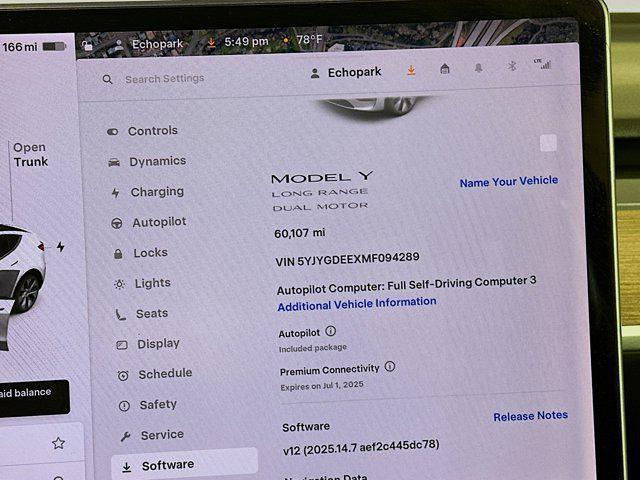 used 2021 Tesla Model Y car, priced at $25,297