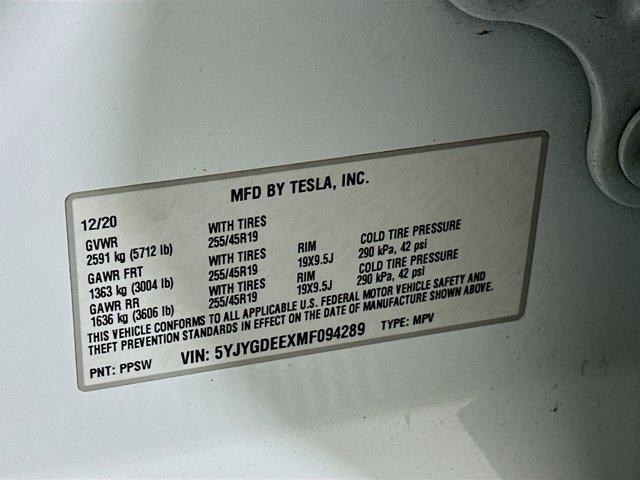 used 2021 Tesla Model Y car, priced at $25,297