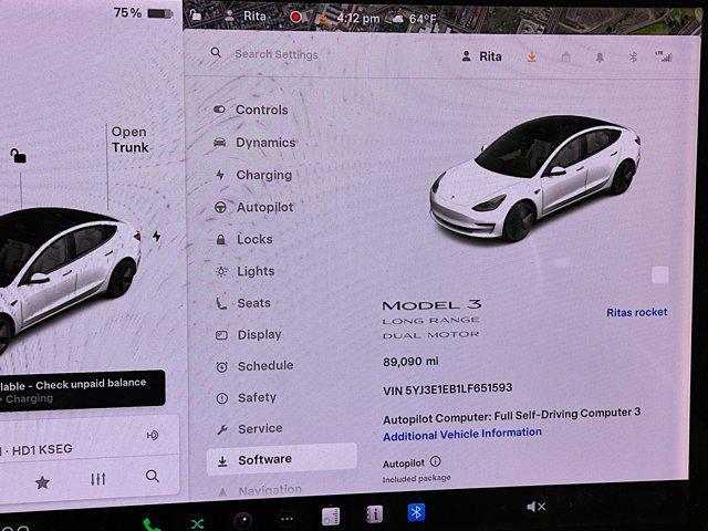 used 2020 Tesla Model 3 car, priced at $20,599