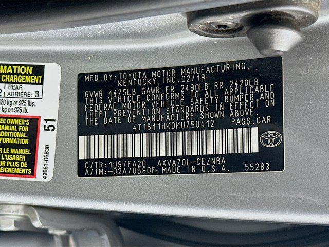 used 2019 Toyota Camry car, priced at $18,297
