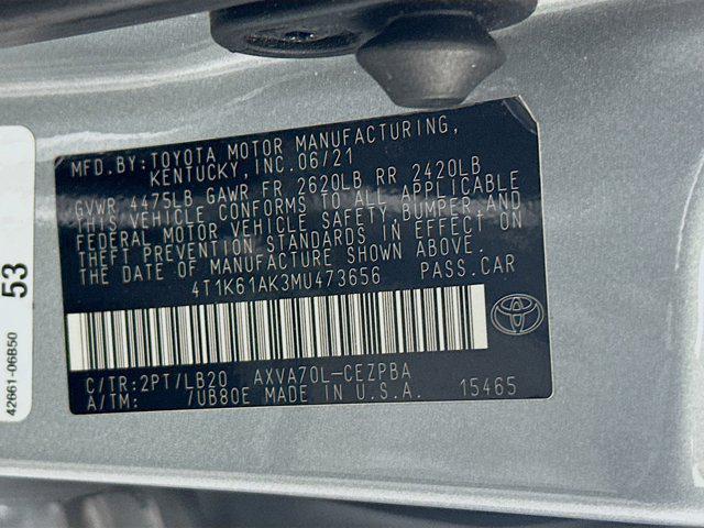 used 2021 Toyota Camry car, priced at $25,999