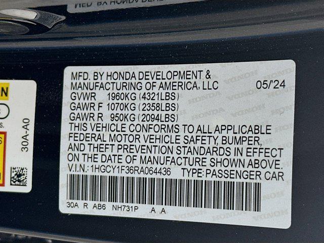 used 2024 Honda Accord car, priced at $25,797