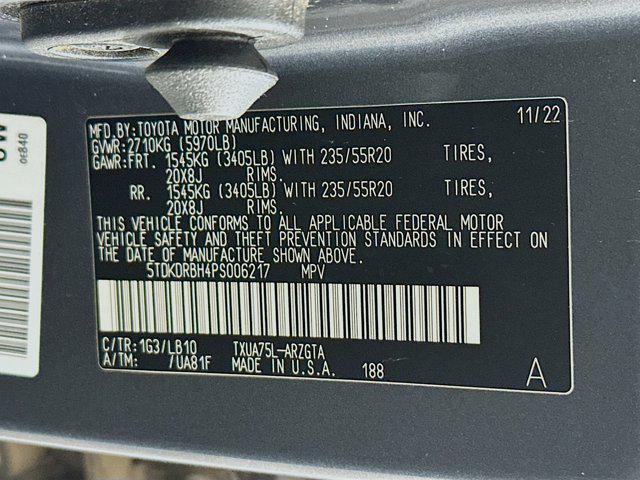 used 2023 Toyota Highlander car, priced at $38,197