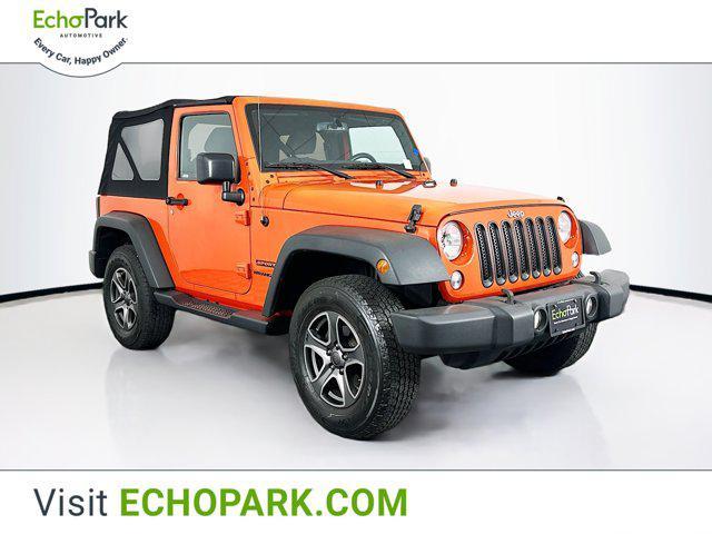 used 2015 Jeep Wrangler car, priced at $14,389