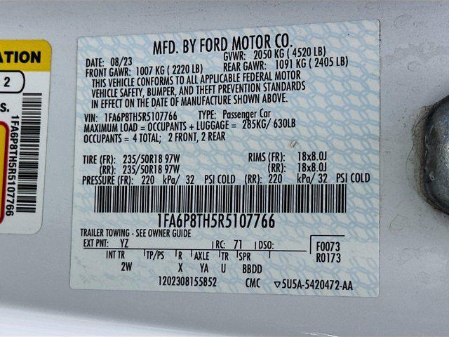 used 2024 Ford Mustang car, priced at $26,496