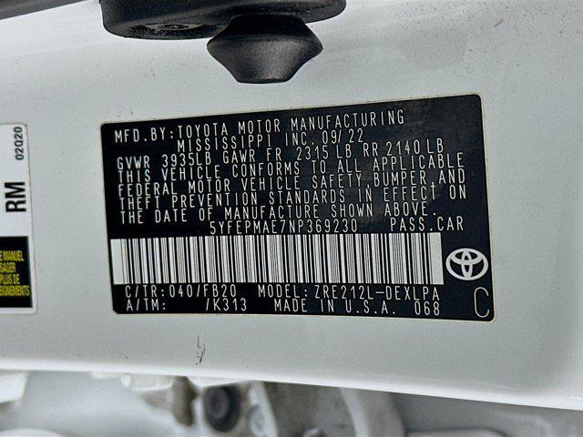 used 2022 Toyota Corolla car, priced at $19,397
