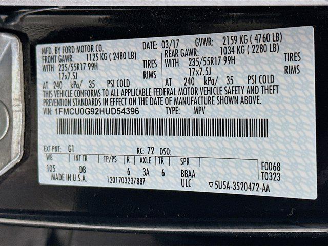 used 2017 Ford Escape car, priced at $10,497