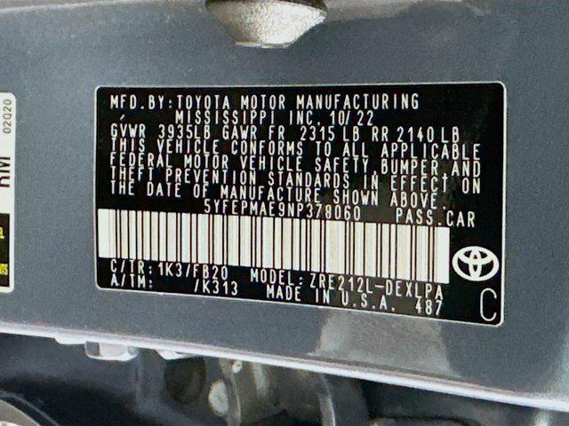 used 2022 Toyota Corolla car, priced at $19,597