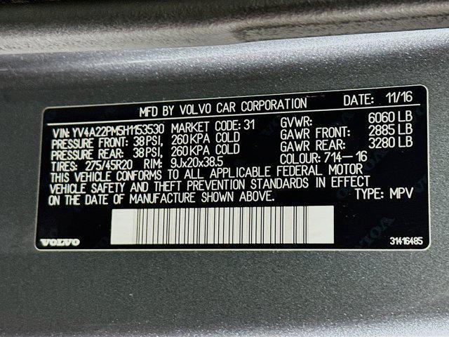 used 2017 Volvo XC90 car, priced at $17,299