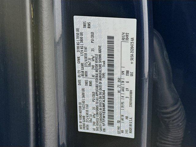 used 2021 Ford F-150 car, priced at $38,699