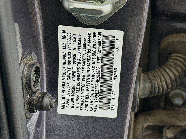 used 2017 Honda Civic car, priced at $15,799
