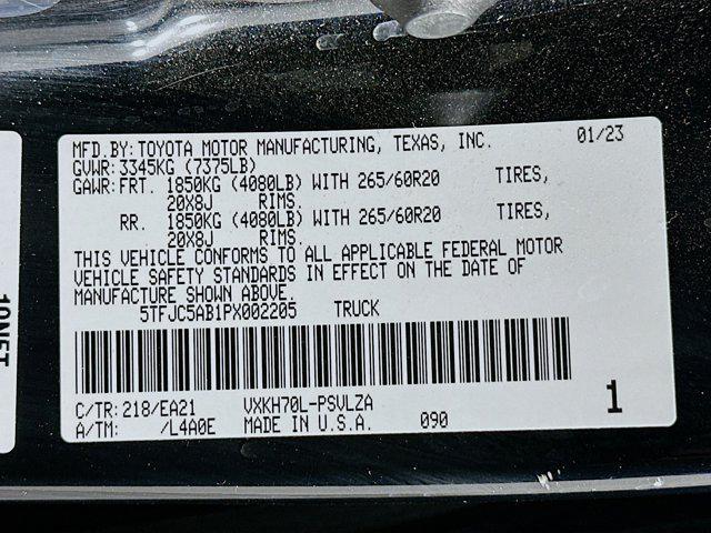 used 2023 Toyota Tundra Hybrid car, priced at $39,997
