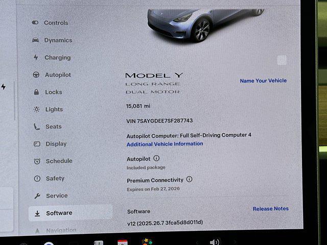 used 2025 Tesla Model Y car, priced at $35,399
