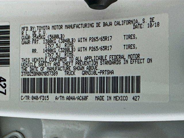 used 2019 Toyota Tacoma car, priced at $30,399