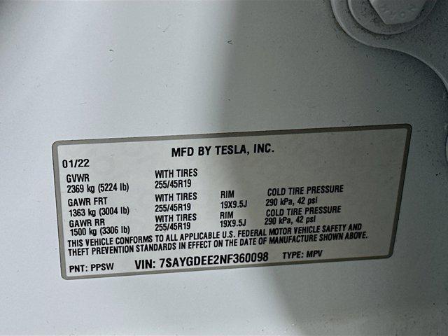 used 2022 Tesla Model Y car, priced at $28,699