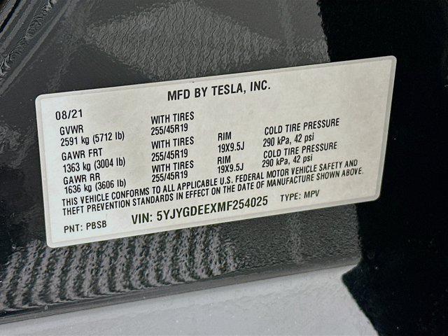 used 2021 Tesla Model Y car, priced at $25,297