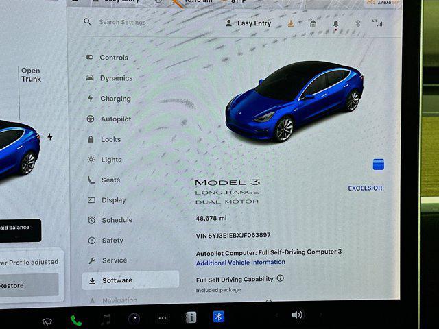 used 2018 Tesla Model 3 car, priced at $21,897