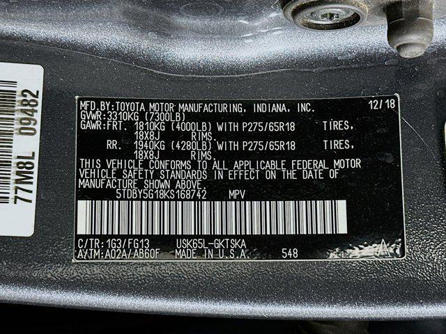 used 2019 Toyota Sequoia car, priced at $29,997
