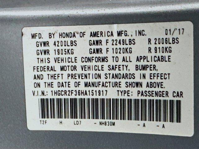 used 2017 Honda Accord car, priced at $13,987