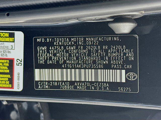 used 2023 Toyota Camry car, priced at $21,897