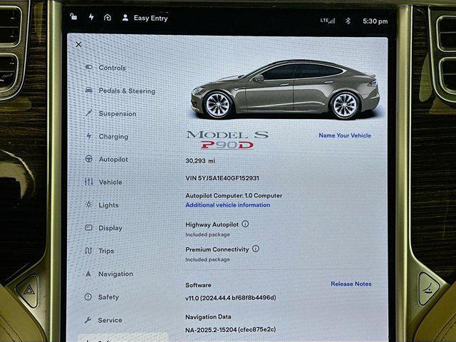 used 2016 Tesla Model S car, priced at $27,699