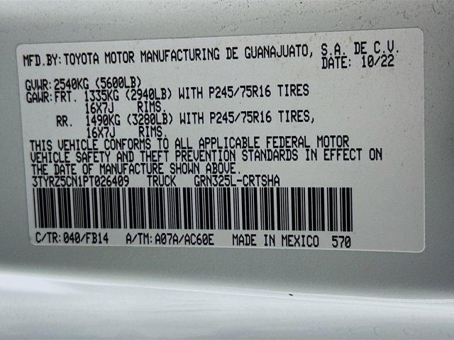 used 2023 Toyota Tacoma car, priced at $26,297