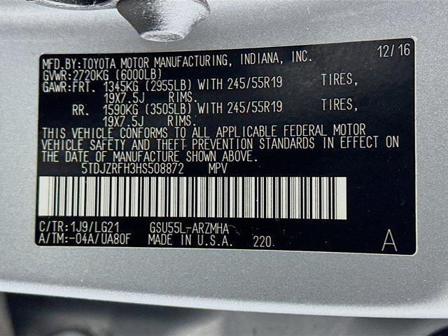 used 2017 Toyota Highlander car, priced at $24,796