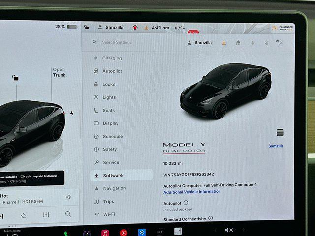 used 2025 Tesla Model Y car, priced at $37,697