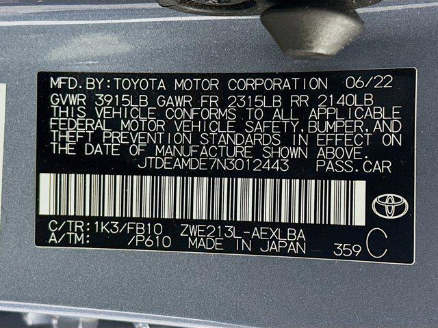 used 2022 Toyota Corolla Hybrid car, priced at $21,197