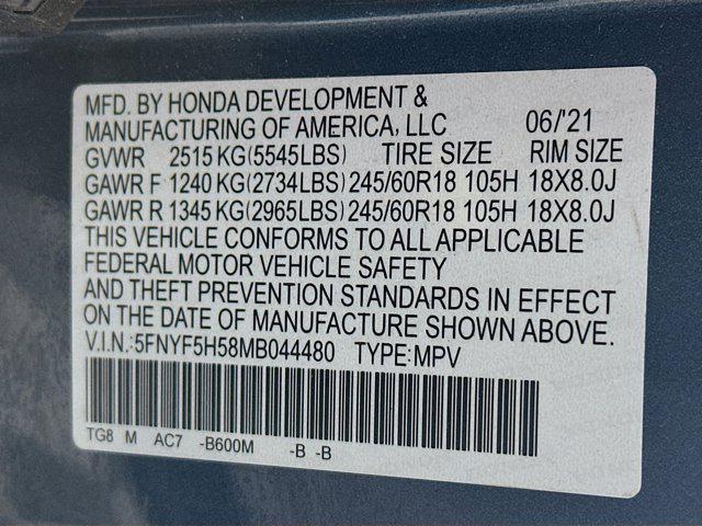 used 2021 Honda Pilot car, priced at $24,899