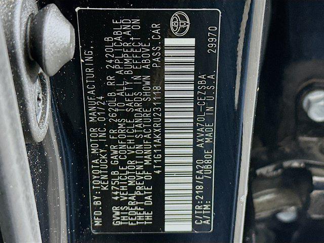used 2024 Toyota Camry car, priced at $26,197