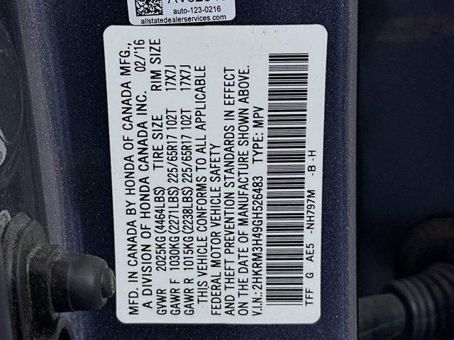 used 2016 Honda CR-V car, priced at $15,789