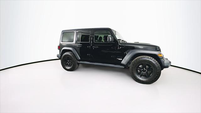 used 2021 Jeep Wrangler Unlimited car, priced at $32,589