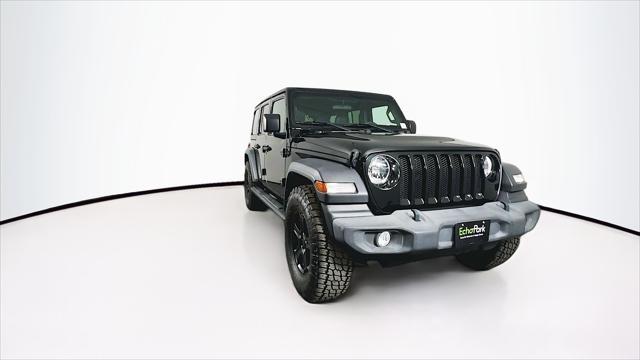 used 2021 Jeep Wrangler Unlimited car, priced at $32,589