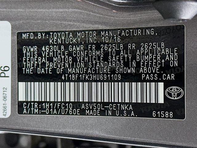 used 2017 Toyota Camry car, priced at $17,997