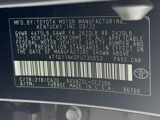 used 2023 Toyota Camry car, priced at $24,997