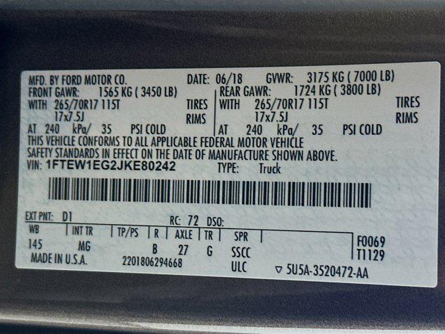 used 2018 Ford F-150 car, priced at $24,699