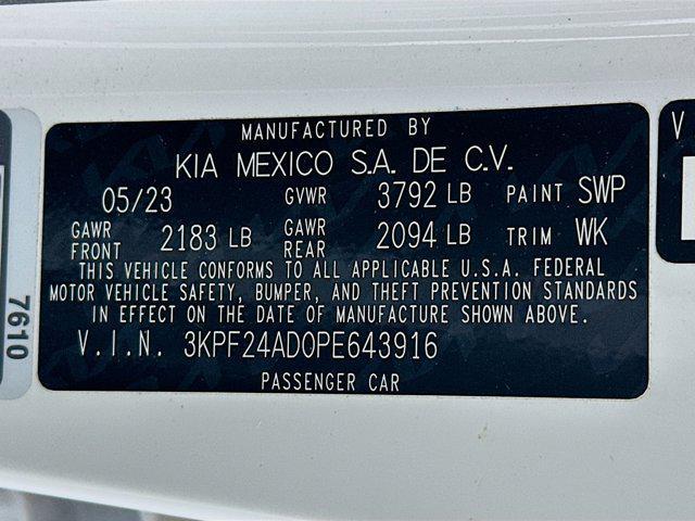 used 2023 Kia Forte car, priced at $16,189