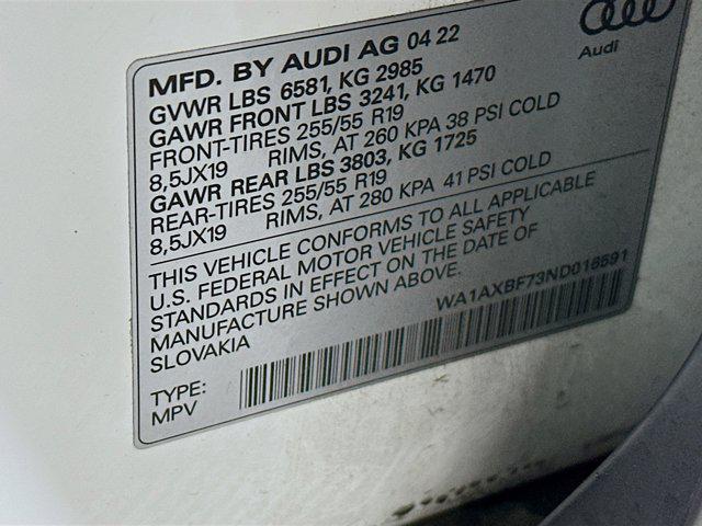 used 2022 Audi Q7 car, priced at $36,197