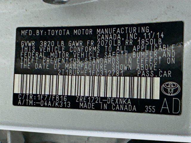 used 2015 Toyota Corolla car, priced at $11,996