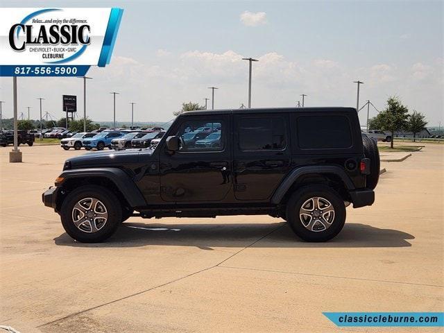 used 2023 Jeep Wrangler car, priced at $29,700