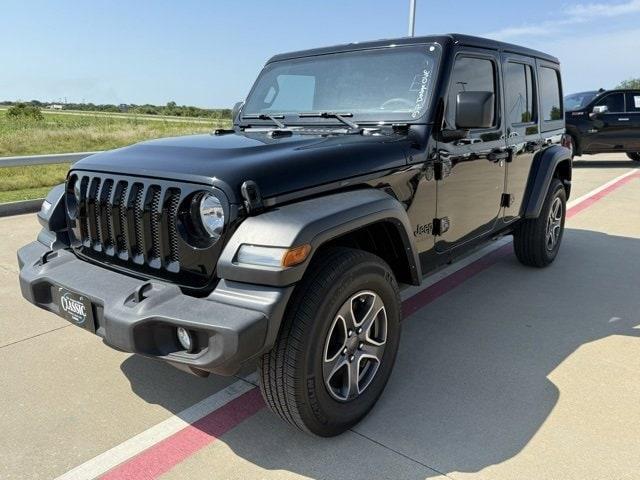 used 2023 Jeep Wrangler car, priced at $34,500