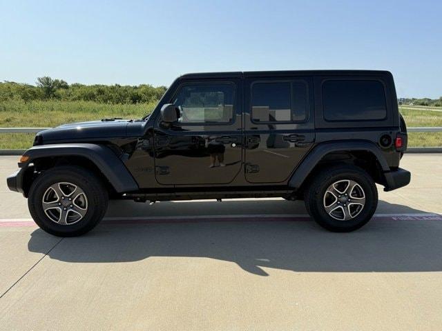 used 2023 Jeep Wrangler car, priced at $34,500